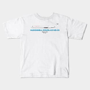 McDonnell Douglas MD-83 - Zagros Air Kids T-Shirt